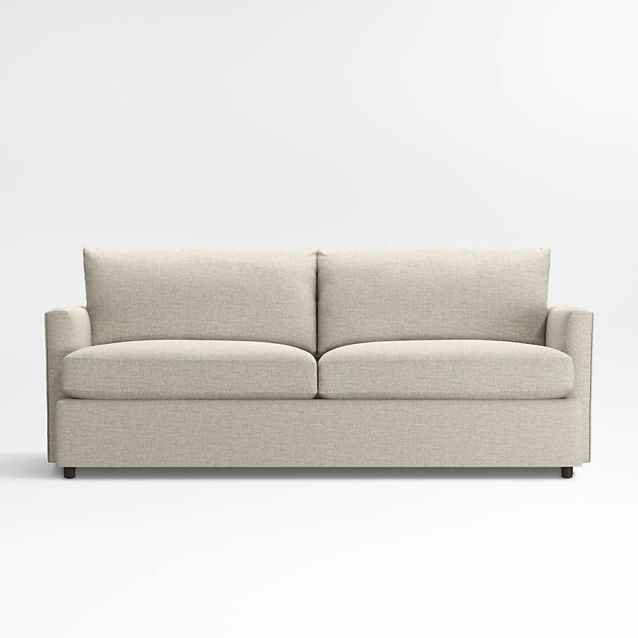 Crate & Barrel Lounge 83″ Sofa + Ottoman