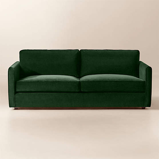 CB2 Malea 78″ Apartment Sofa + Ottoman